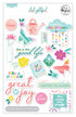 Pinkfresh Studio Delightful PUFFY STICKERS 23pc