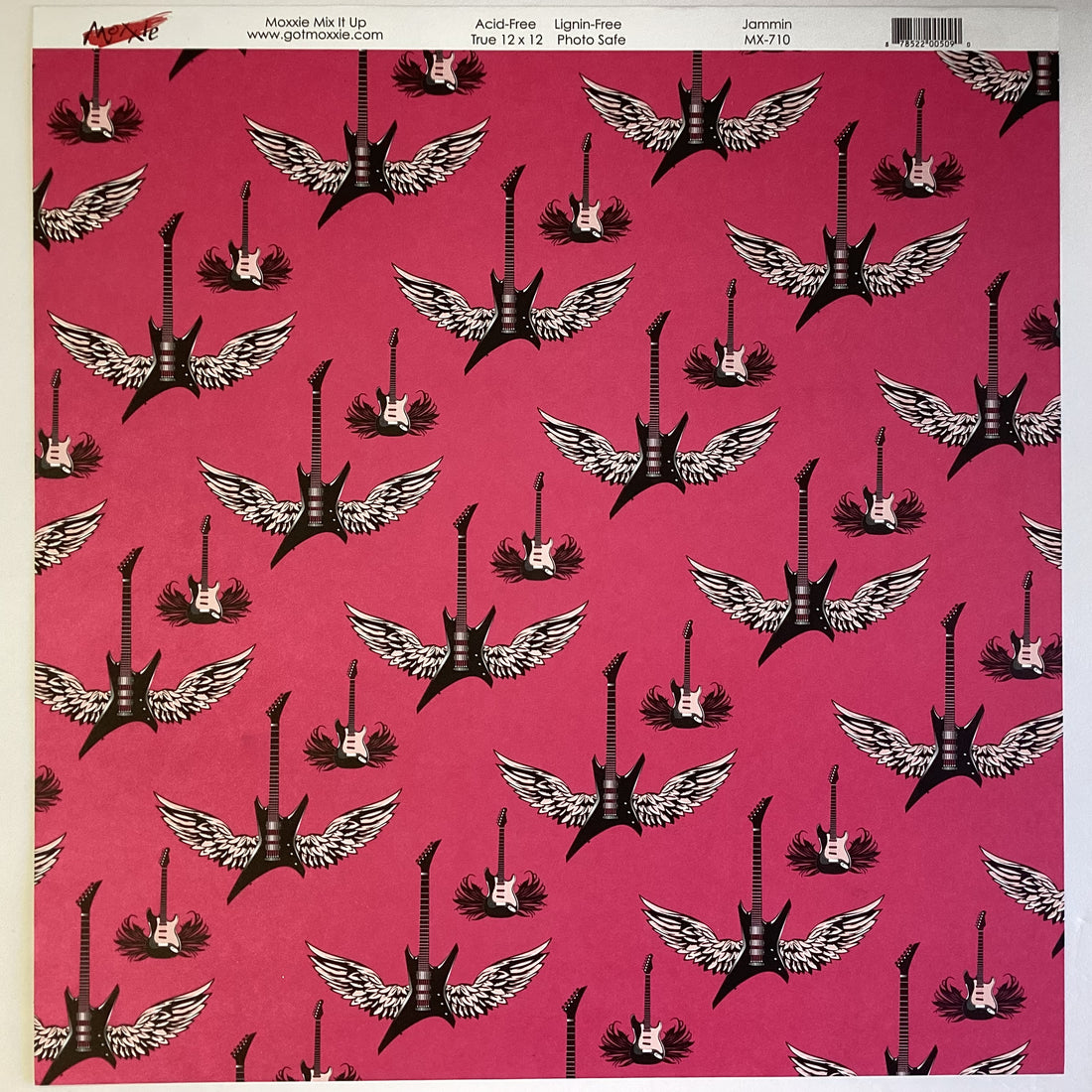 Moxxie Mix It Up JAMMIN 12"X12" Scrapbook Paper