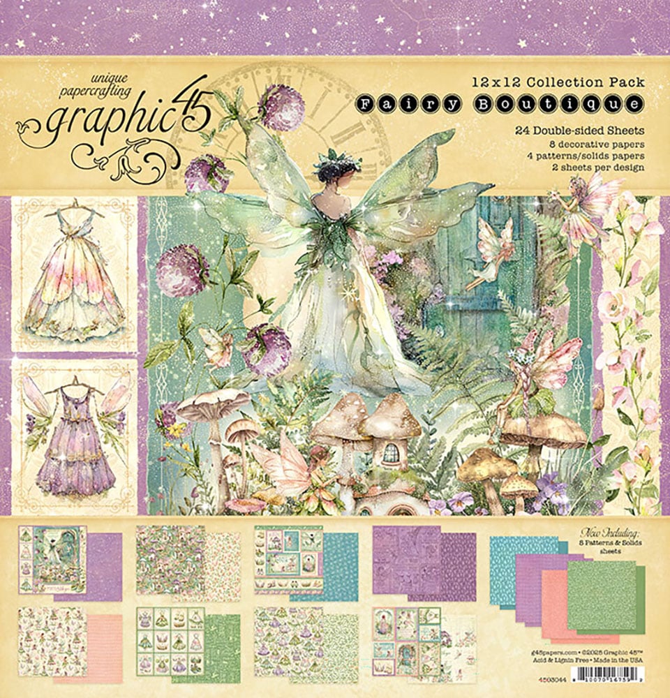 Graphic 45 FAIRY BOUTIQUE 12X12 Collection Pack