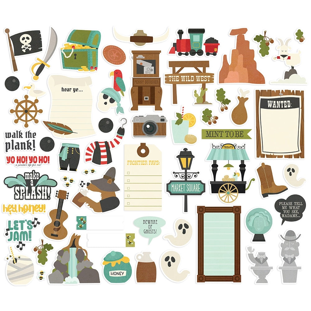 Simple Stories Say Cheese FRONTIER AT THE PARK Bits & Pieces