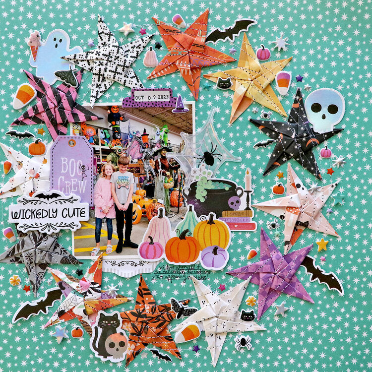 Paige Evans TRICKS & TREATS Puffy Stickers 60pc