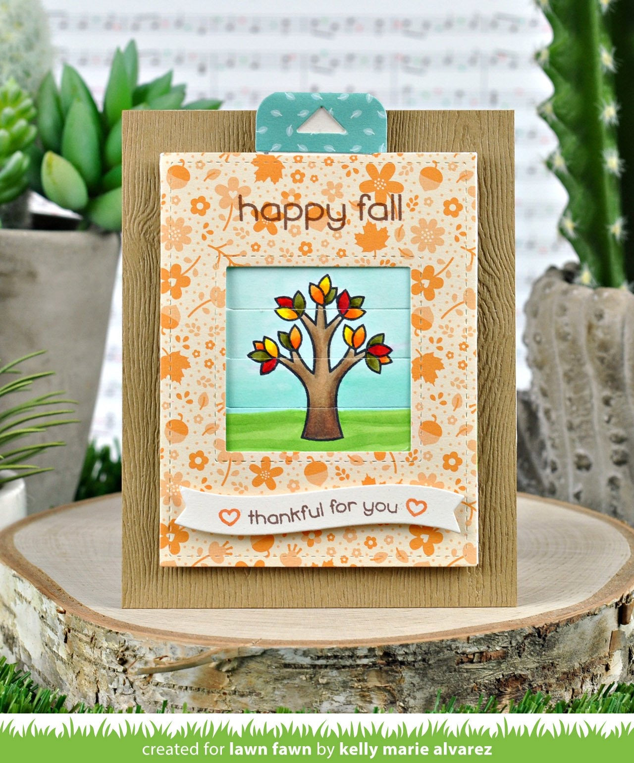 Lawn Fawn TREE BEFORE ‘N AFTERS Stamp & Die Set