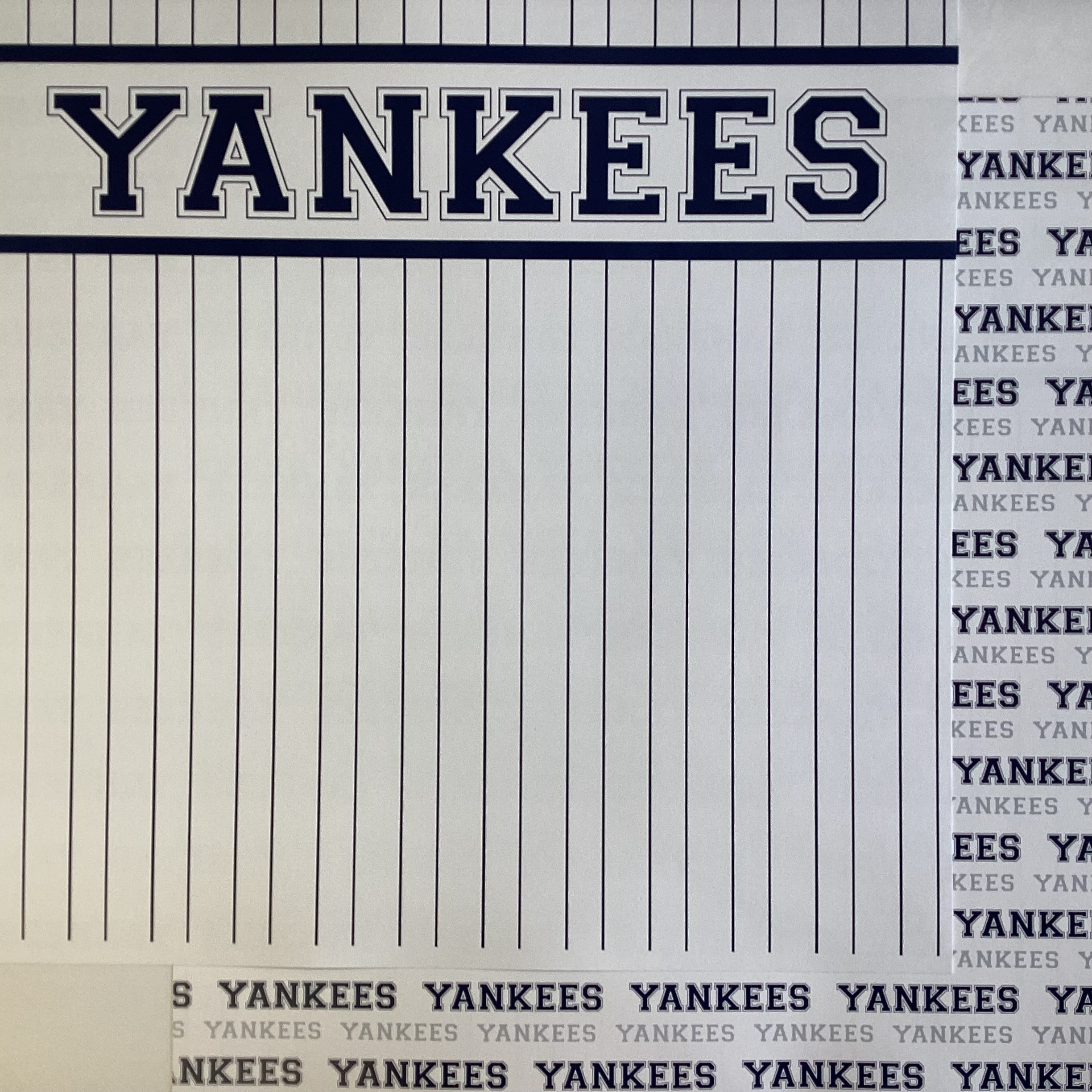 Scrapbooksrus YANKEES BASEBALL 12"X12" Scrapbook Paper Kit 12 Sheets