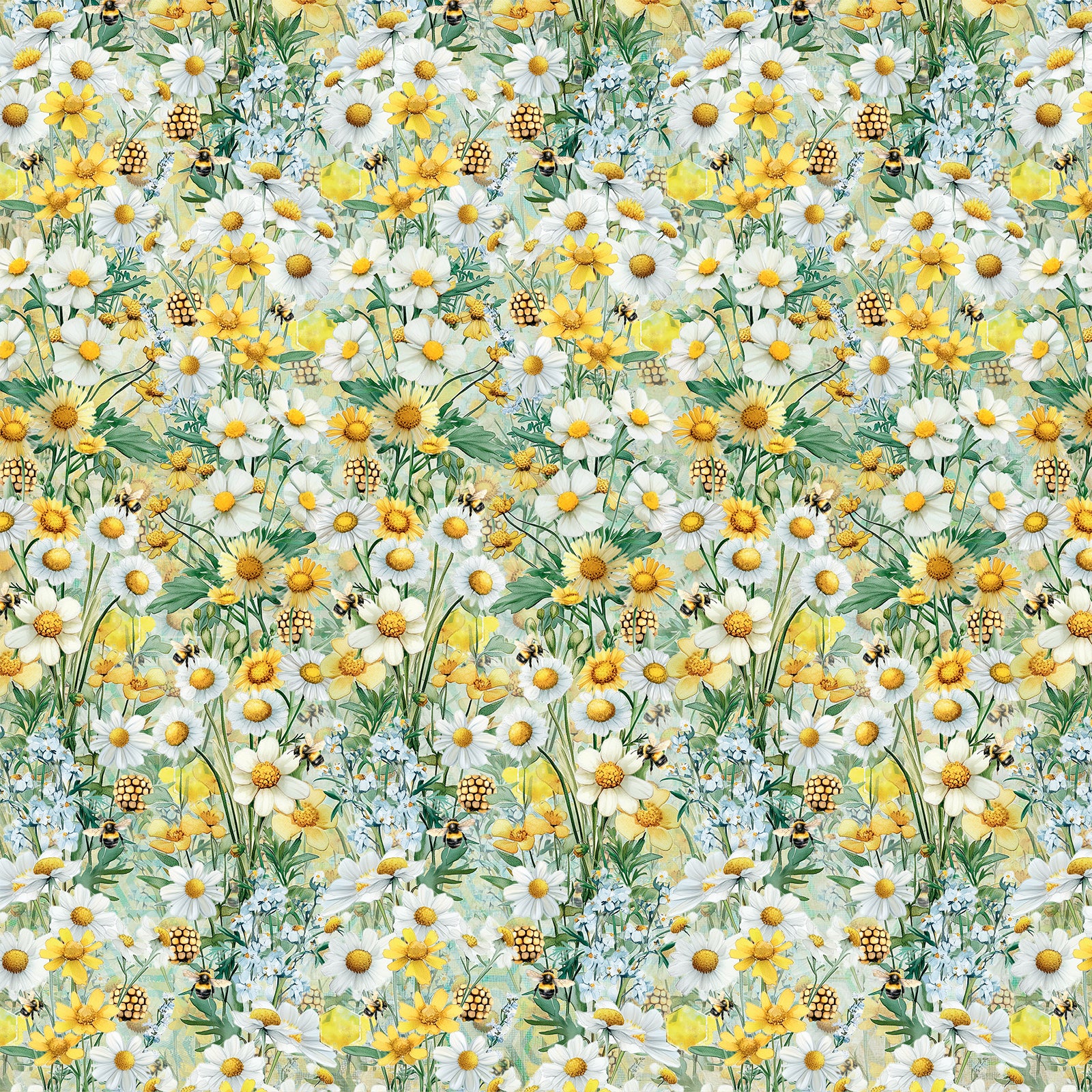 49 and Market BOTANICAL BUZZ 12X12 Scrapbook Paper