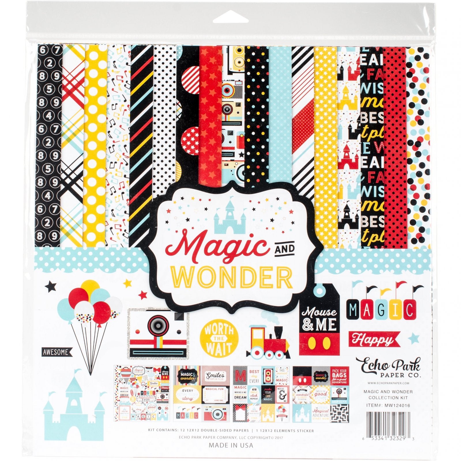 Echo Park MAGIC & WONDER 12"x12" Scrapbook Collection Kit