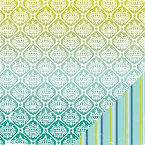 Making Memories Just Chillin’ CROWN BROCADE 12"X12" Scrapbook Paper