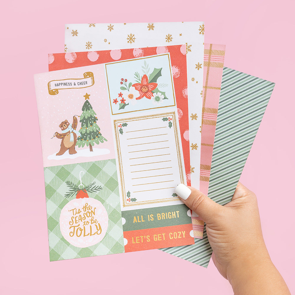 Crate Paper MITTENS & MISTLETOE 6X8 Paper Pad