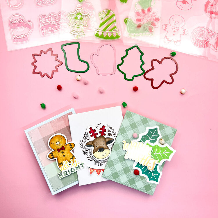 We R Makers CHRISTMAS Die & Stamp Shifters 45pc