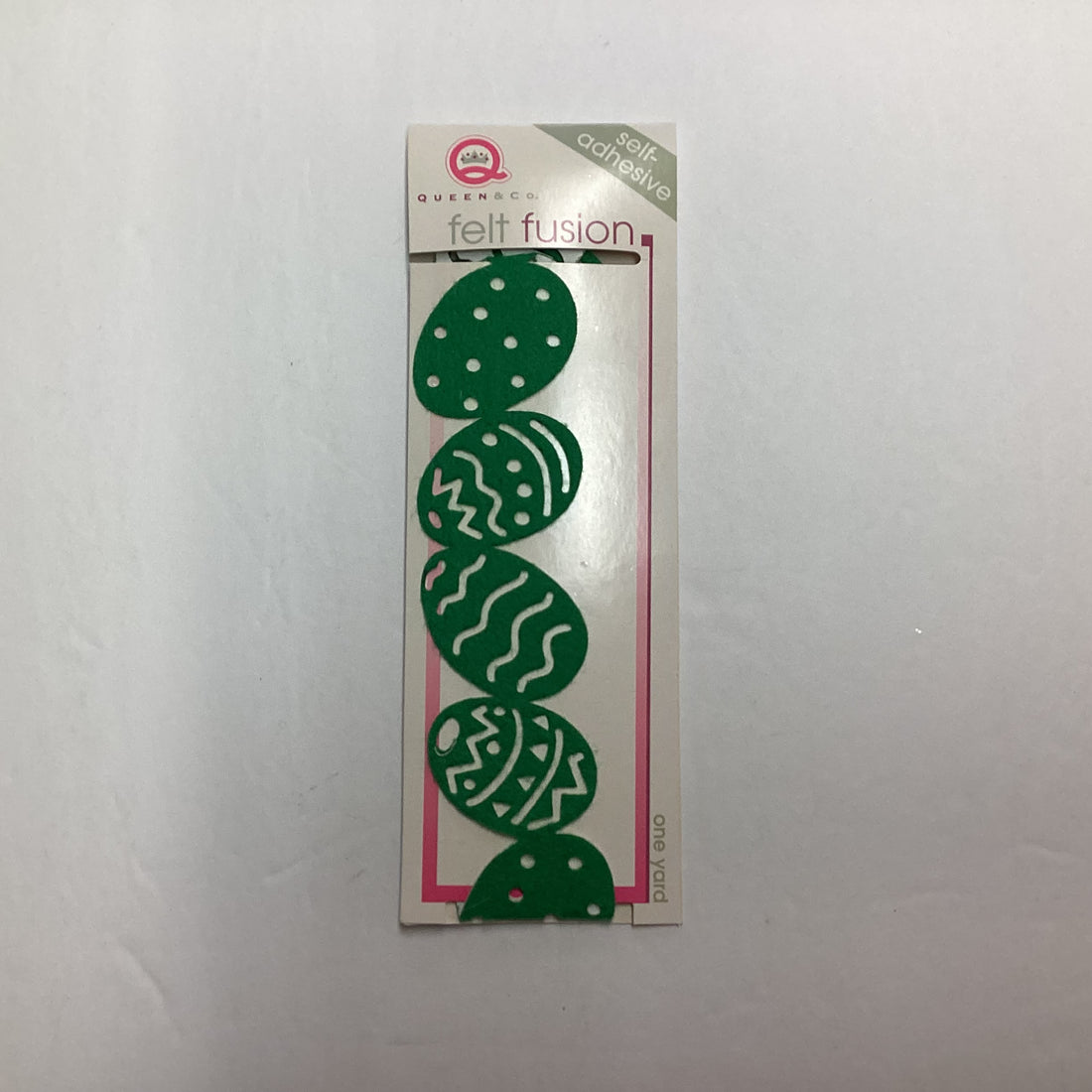 Queen & Co Self-Adhesive GREEN EGGS Felt Fusion