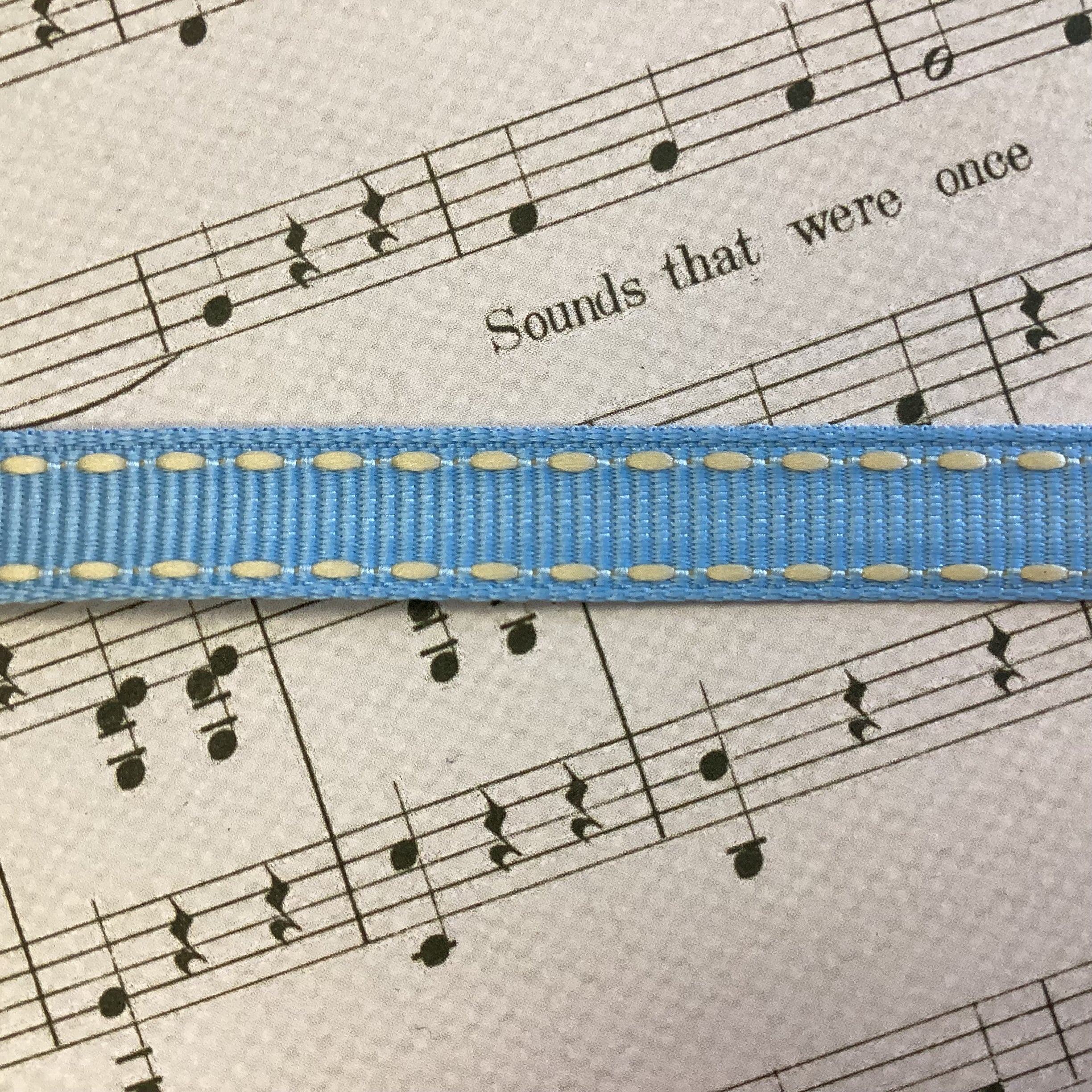 Creative Impressions 3/8” STITCHES RIBBON 1 yard yd