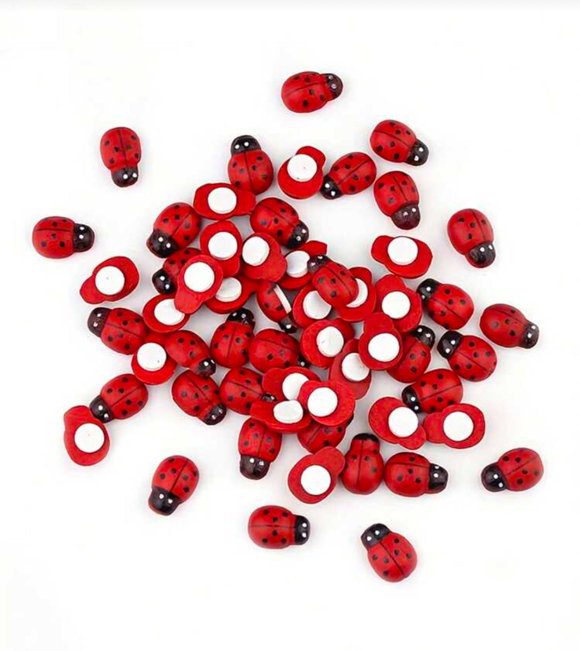 Scrapbooksrus 3D MINI LADYBUGS Embellishments 20pc