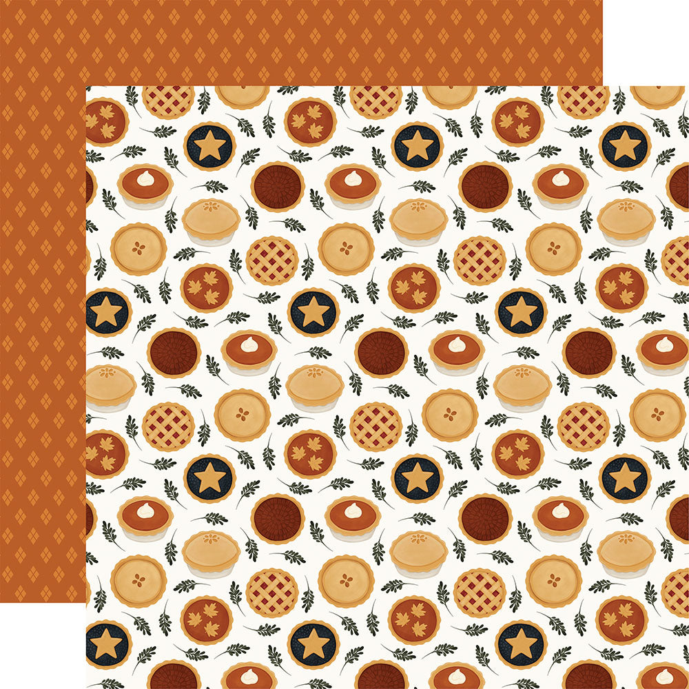 Carta Bella Americana AMERICAN MADE PIES 12"X12" Scrapbook Paper