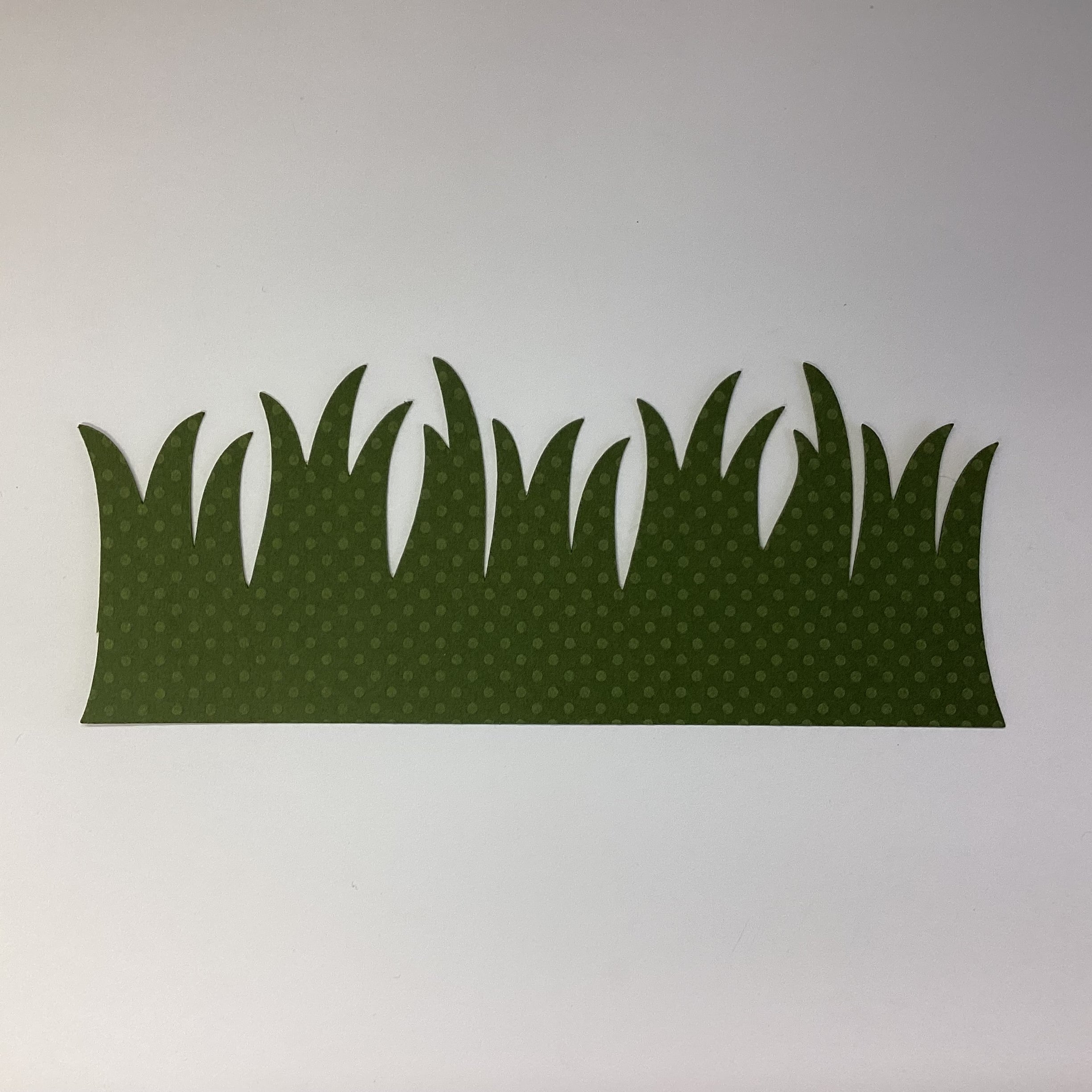 GRASS BORDER Diecut Scrapbook Embellishment