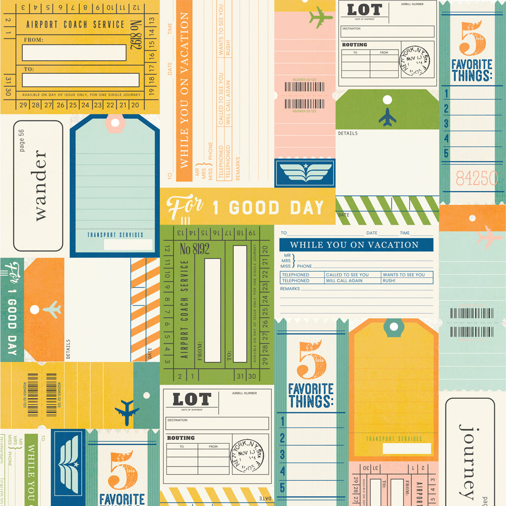 Simple Stories HAPPY TRAVELS Collection Kit 89pc