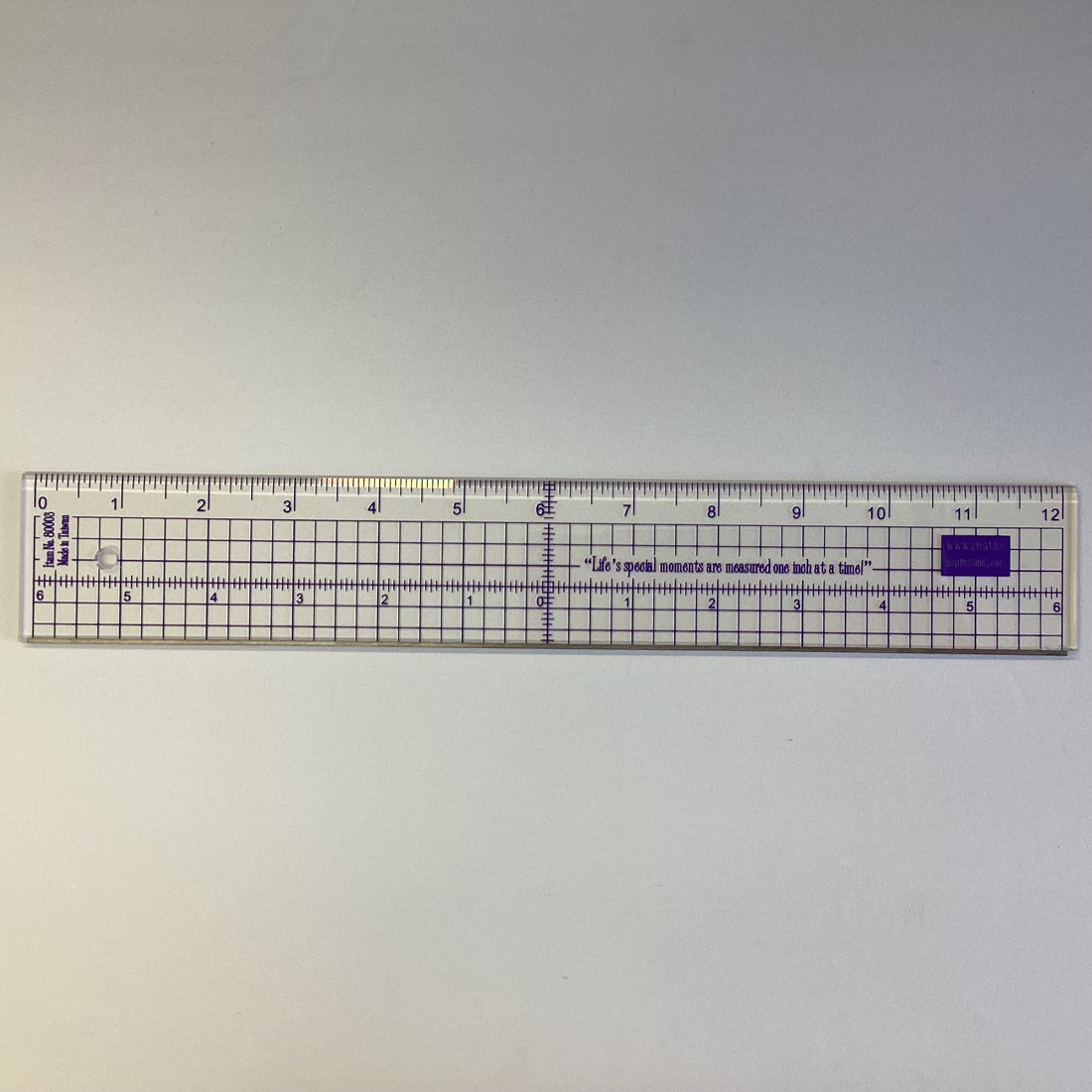 Creative Impressions ACRYLIC RULER Metal Edged