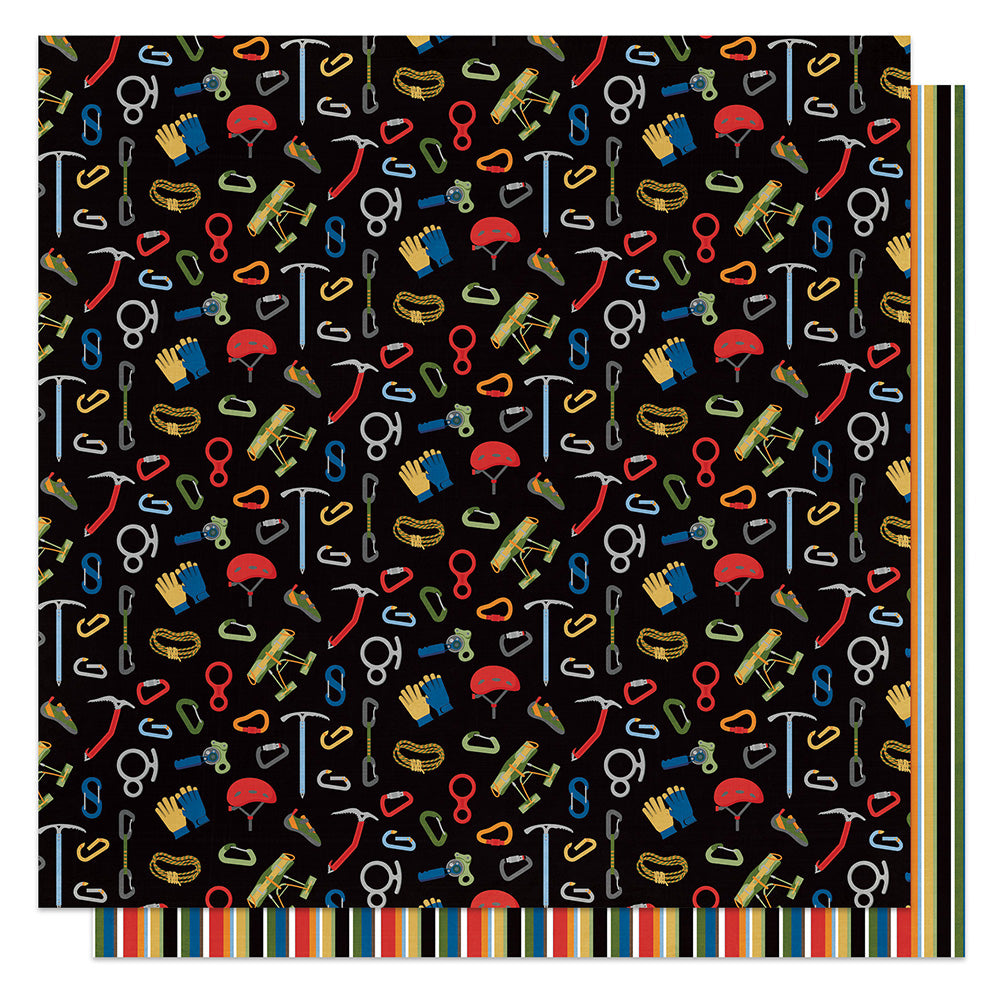 Photoplay ROCK CLIMBING 12X12 Scrapbook Paper