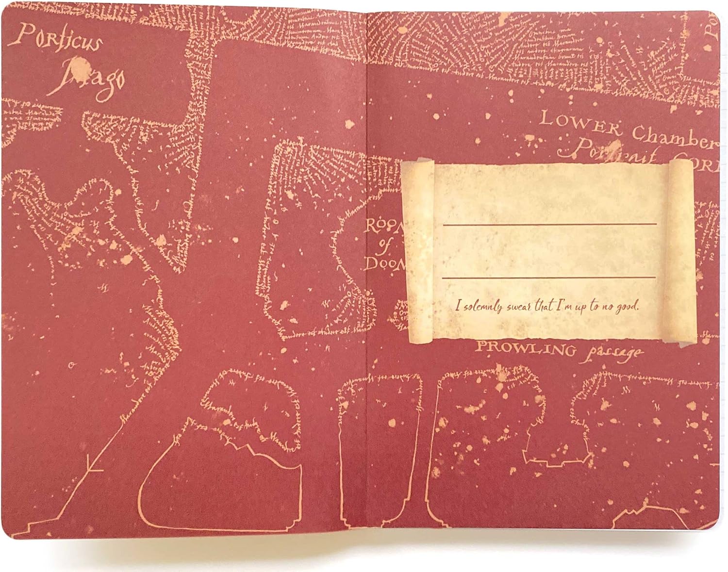 Paper House THE MARAUDER’S MAP 6”X8” Journal Harry Potter