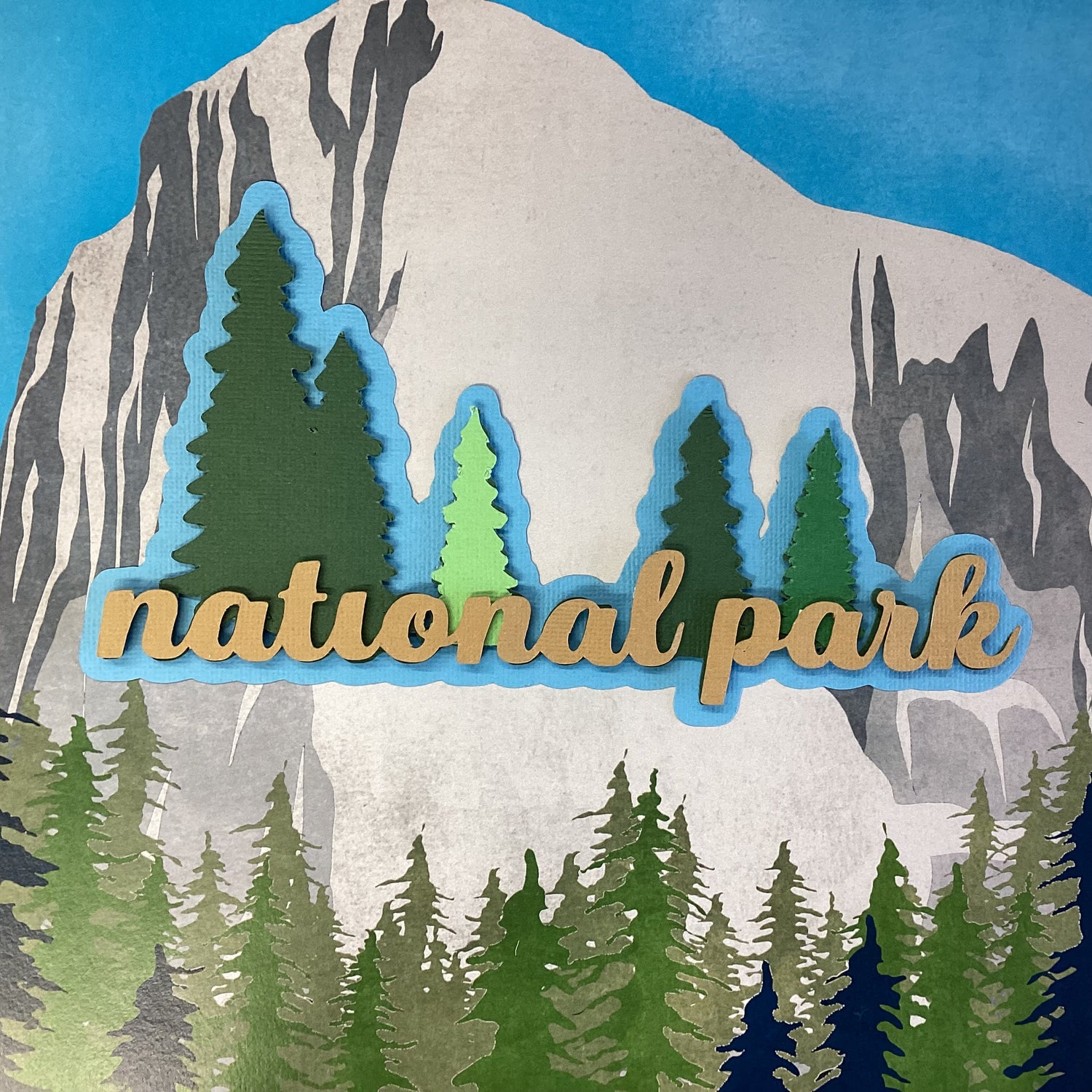 NATIONAL PARK Outdoor Scrapbook Die Cuts