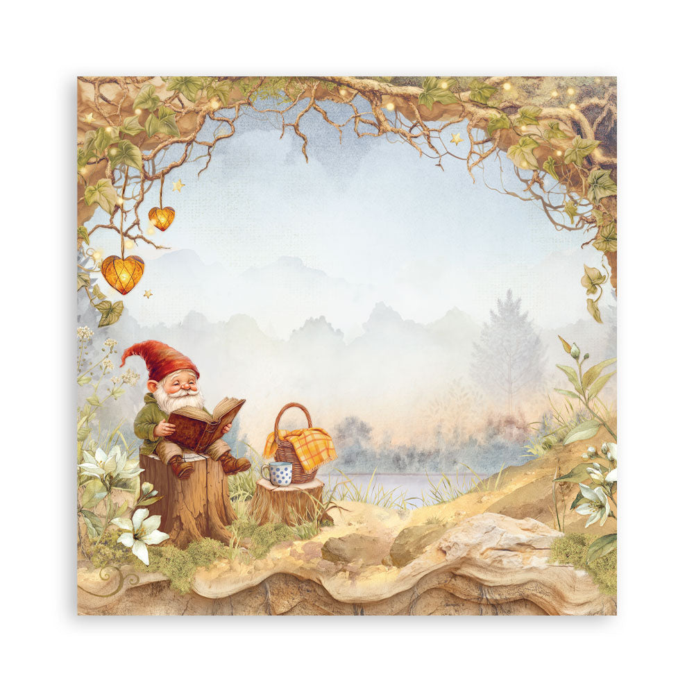 Stamperia Whispering Woods MAXI PAD 12"X12" Scrapbook Paper Pack