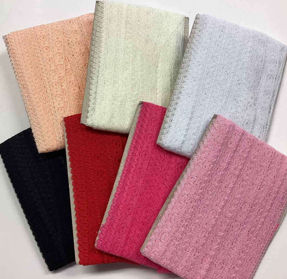 Scrapbooksrus LACE TRIM 3/4” Ribbon 1 yard