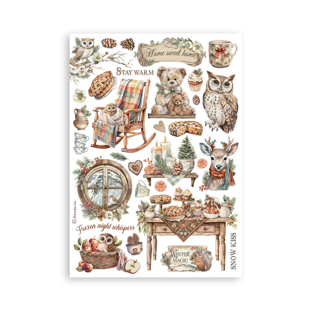 Stamperia THE OWL’S HOUSE WASHI PAD 8 Sheets