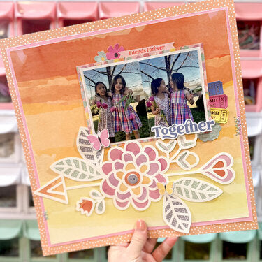 Celes Gonzalez RAINBOW AVENUE 12"X12" Scrapbook Paper