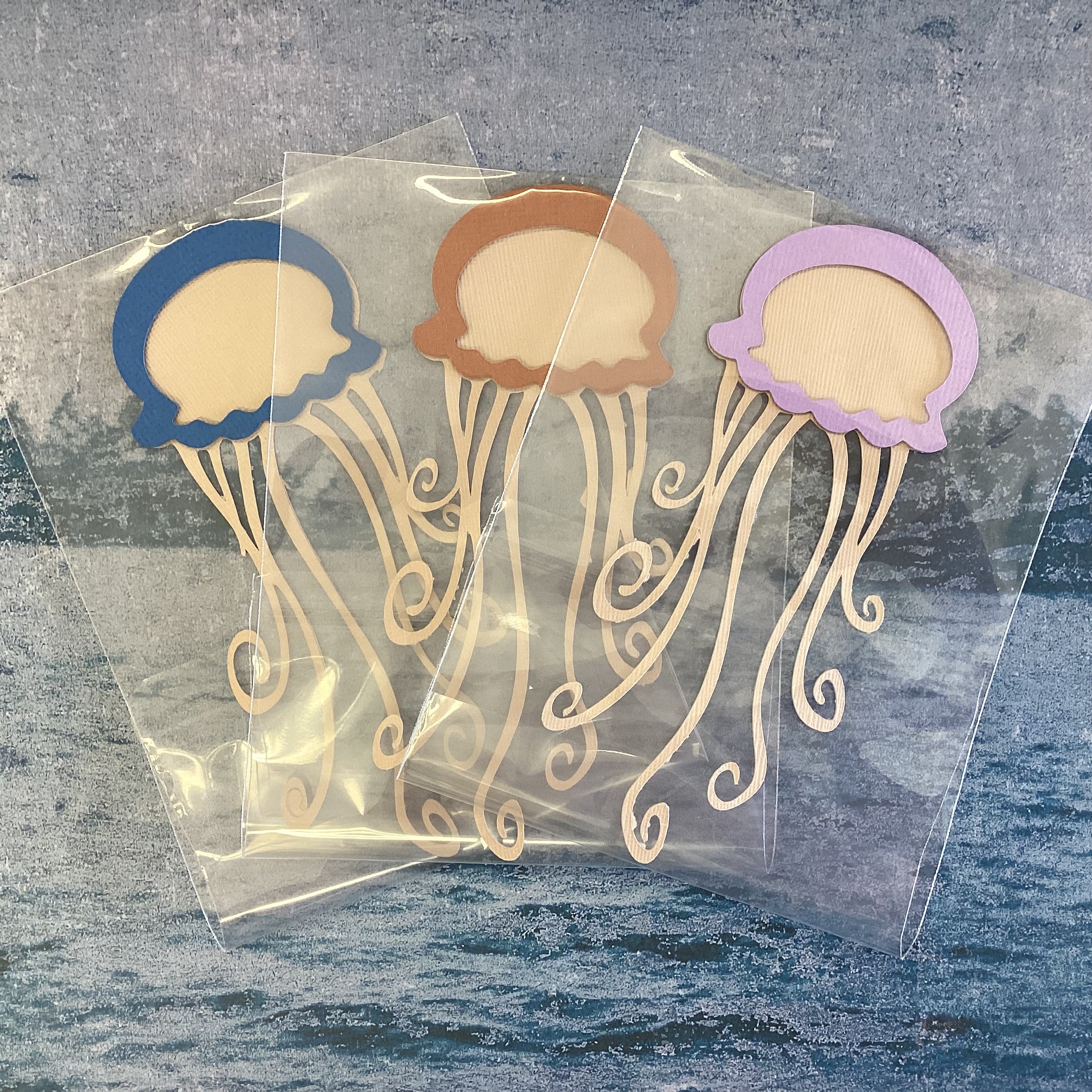 JELLYFISH Scrapbook Die Cut Embellishment