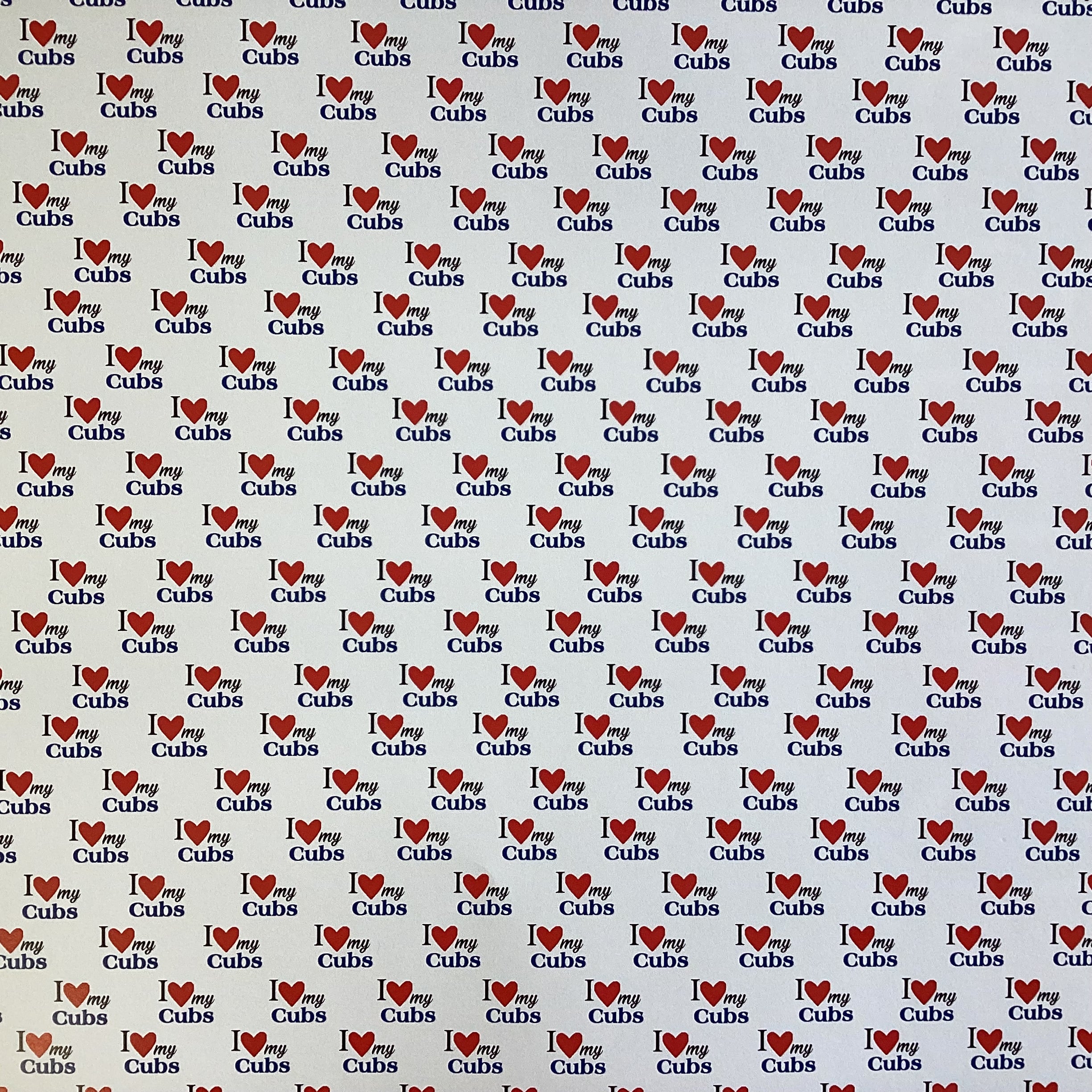 Scrapbooksrus CUBS BASEBALL 12"X12" Scrapbook Paper Kit 12 Sheets