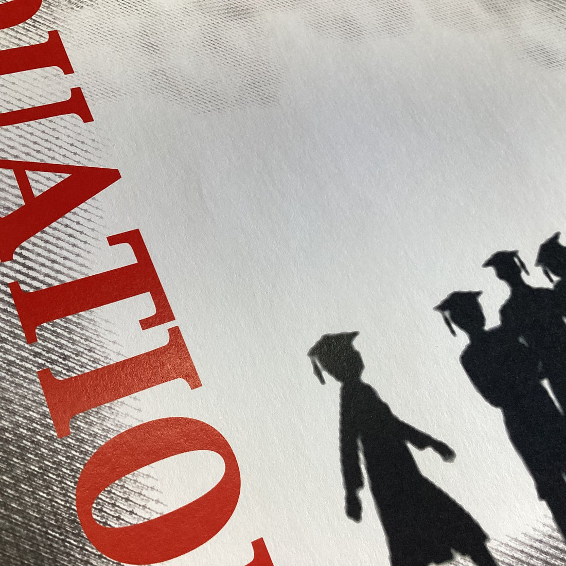 GRADUATION CLASS OF School 12"X12" Scrapbook Paper