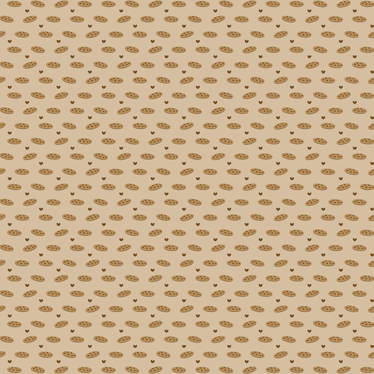 Bella Blvd My Candy Girl COOKIE DOUGH 12"X12" Scrapbook Paper