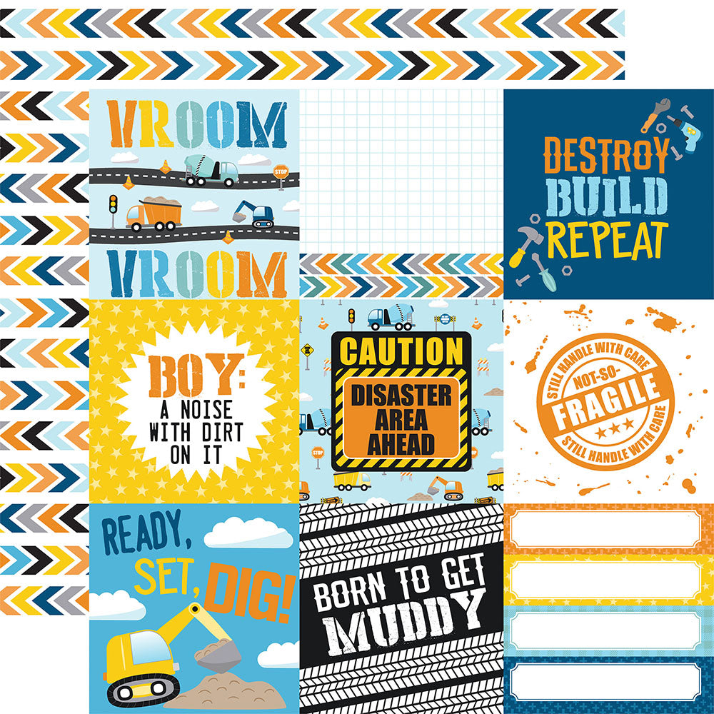 Echo Park LITTLE BUILDER 12"X12" Scrapbook Collection Kit