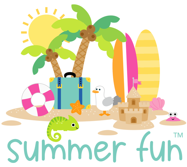 Doodlebug SUMMER FUN 12”X12” Paper Pack 13pc