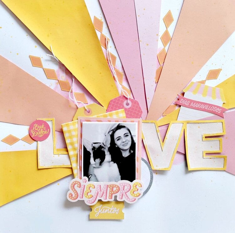 Obed Marshall FANTASTICO SUNNY 12"X12" Scrapbook Paper