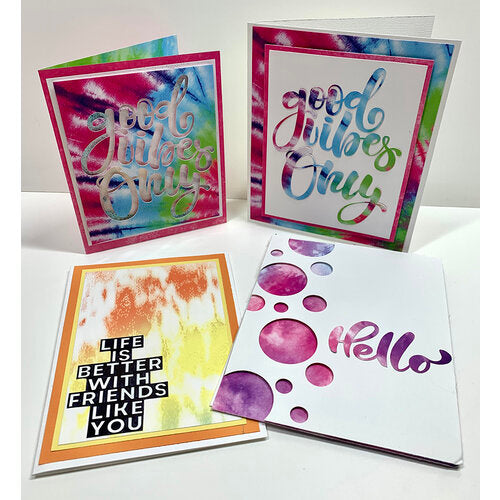 Reminisce Tie Dye WILD CHILD 12"X12" Scrapbook Paper