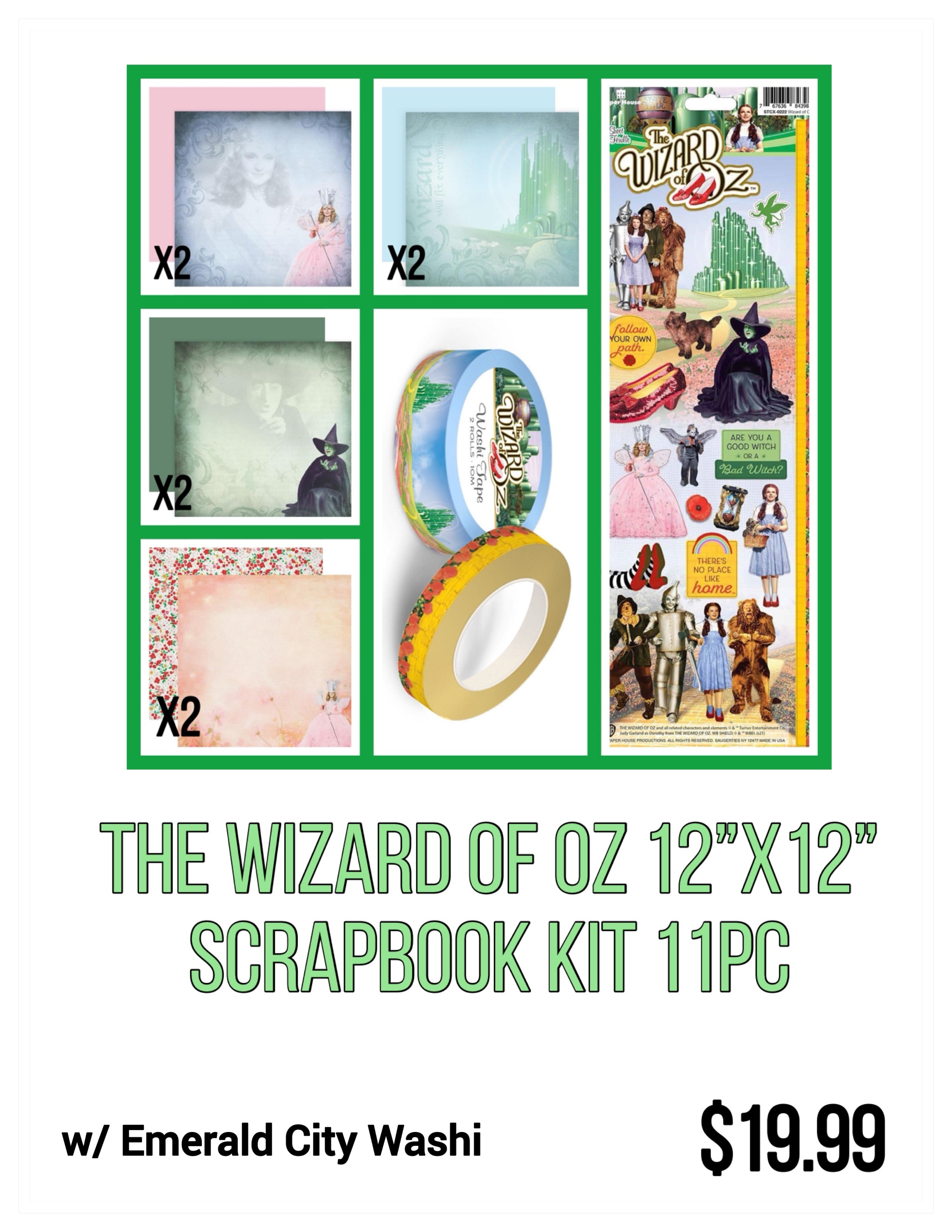 Paper House THE WIZARD OF OZ 12"X12" Scrapbook Kit