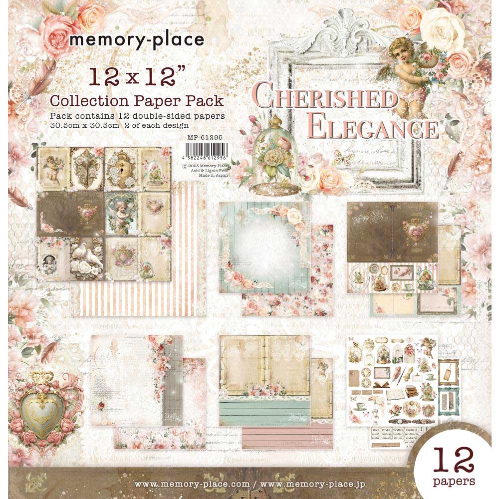Memory Place CHERISHED ELEGANCE 12X12 Collection Paper Pack