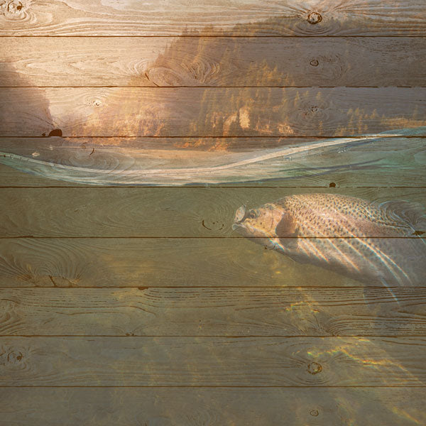 FISHING, LIFE IS BETTER DS 12"X12" Paper Scrapbook Customs