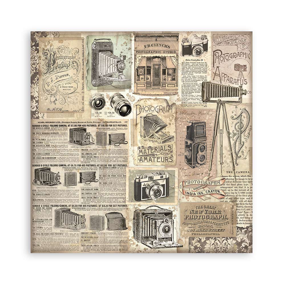 Stamperia BROCANTE ANTIQUES 12"X12" Maxi Paper Pad