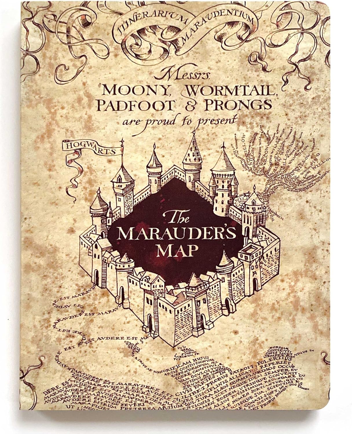 Paper House THE MARAUDER’S MAP 6”X8” Journal Harry Potter