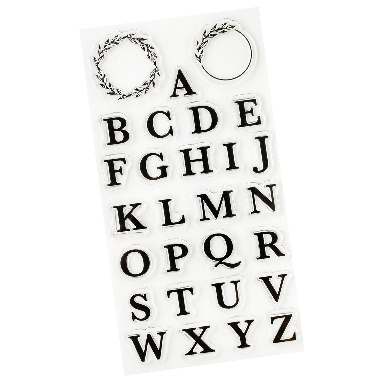 Hampton Art ALPHABET LETTERS 3 Clear Stamps 28pc