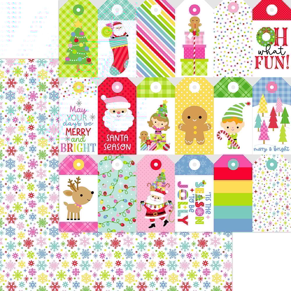 Doodlebug OH WHAT FUN 12”X12” Paper Pack 13pc