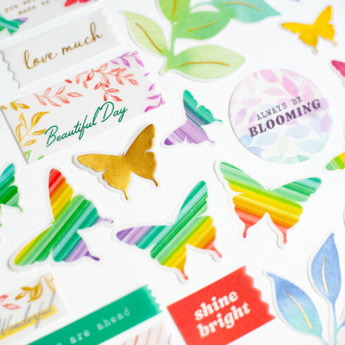 Pinkfresh Studio Delightful VELLUM EMBELLISHMENTS 35pc
