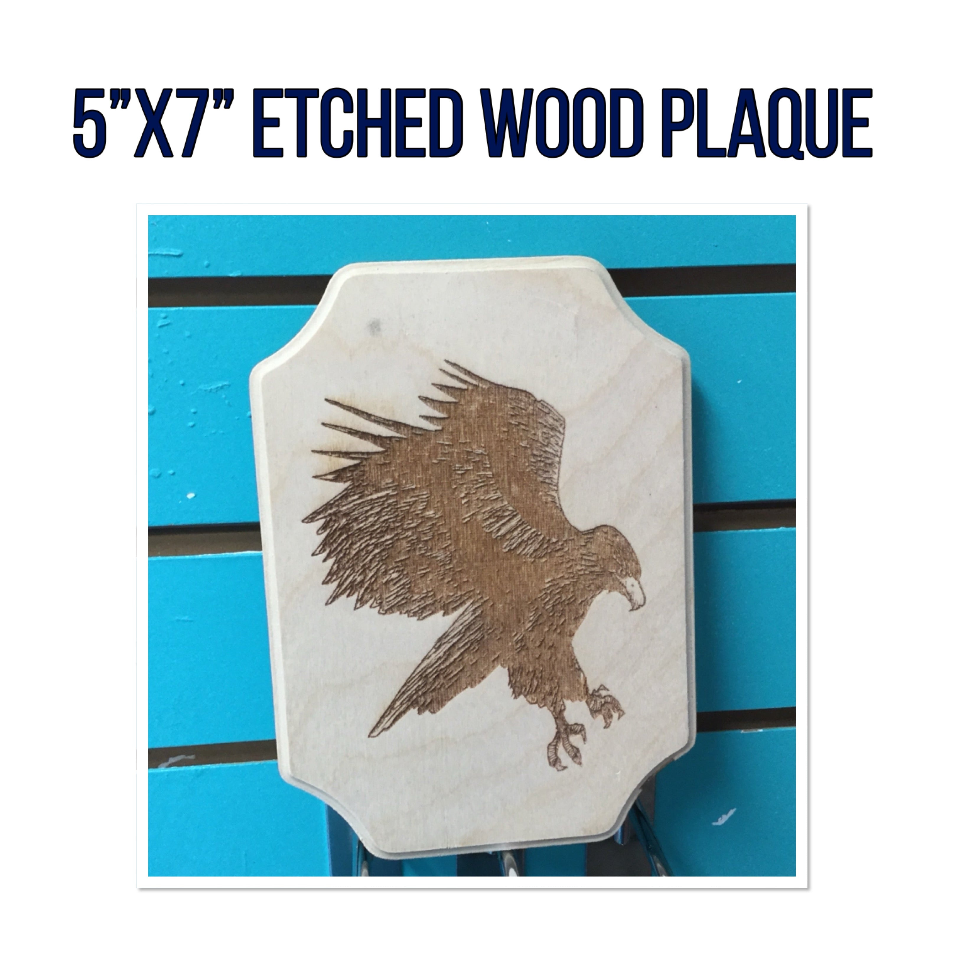 ETCHED WOOD PLAQUE Wall Art Sign Home Decor