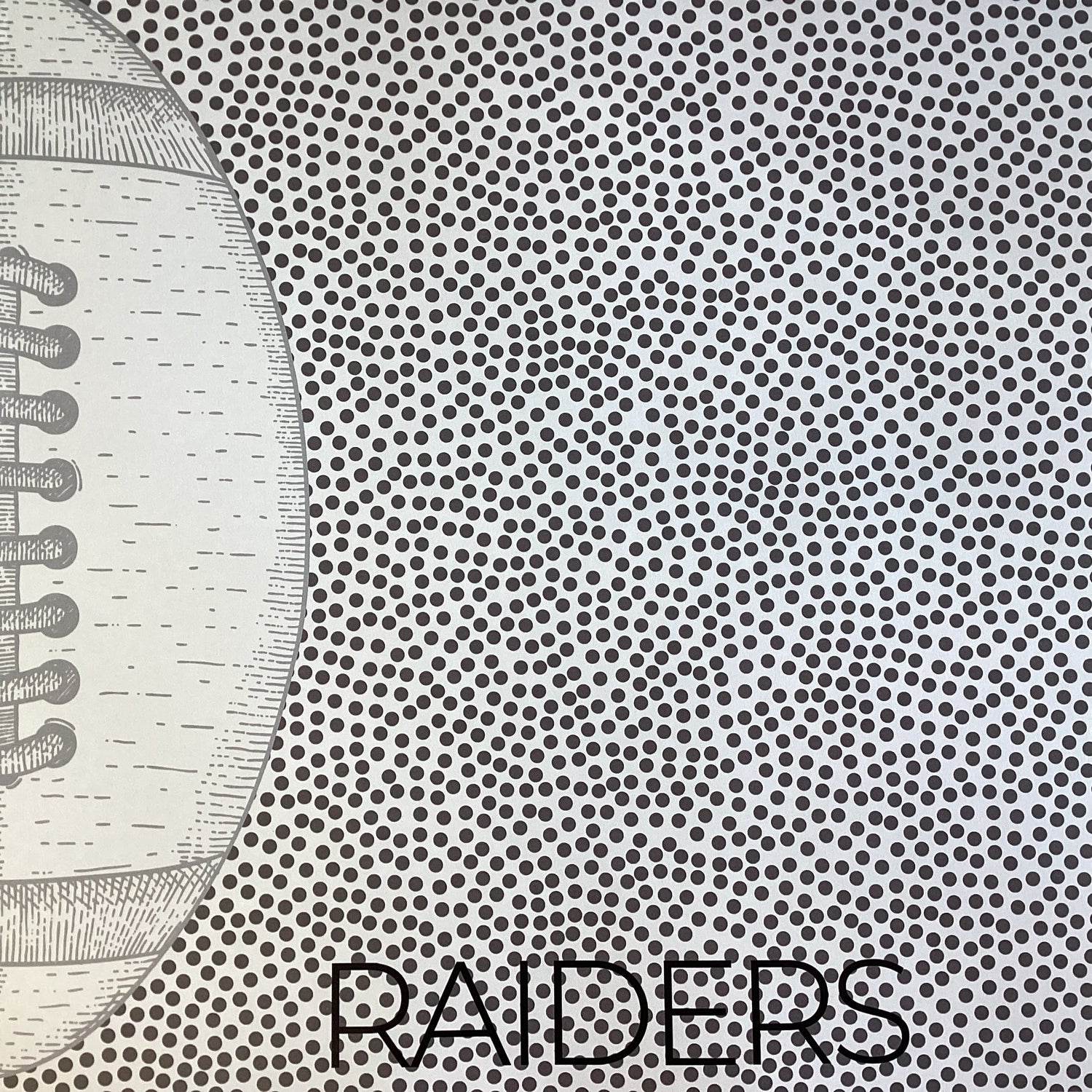 Scrapbooksrus RAIDERS FOOTBALL 12"X12" Scrapbook Paper Kit 12 Sheets