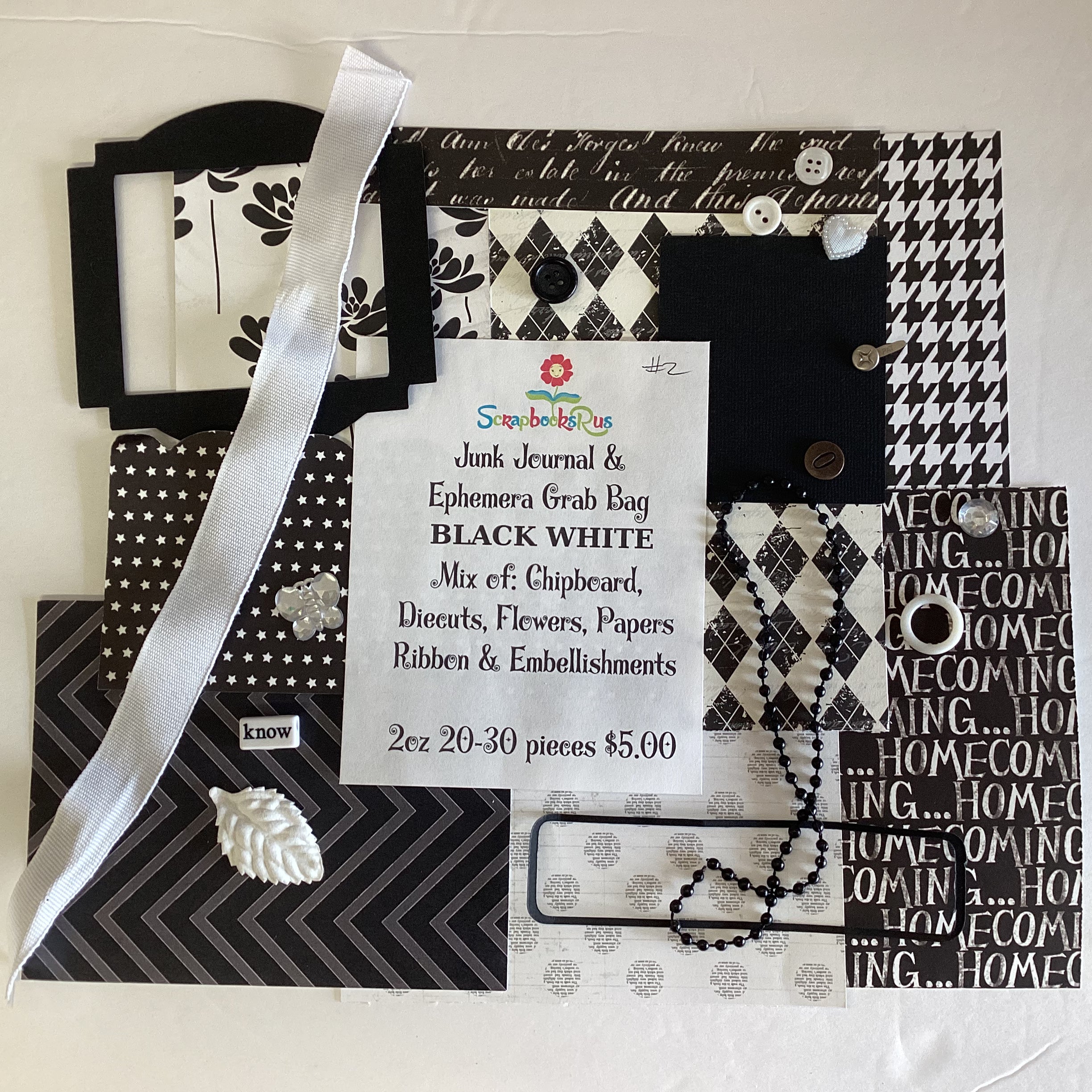 Junk Journal & Ephemera Grab Bag Themed