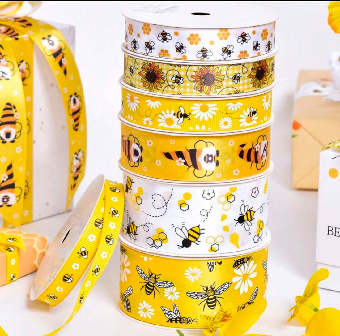 Scrapbooksrus HONEY BEE Ribbon 1 yard