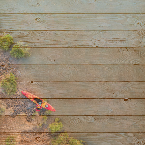 KAYAKING, LIFE IS BETTER DS 12"X12" Paper Scrapbook Customs