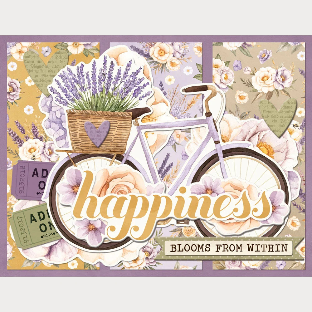 Simple Stories Simple Cards SIMPLE VINTAGE LAVENDER FIELDS Card Kit