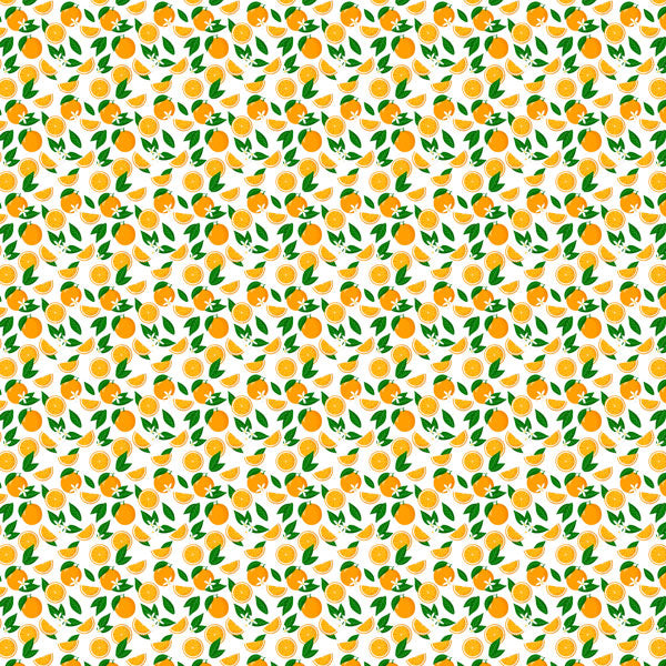 Scrapbook Customs ORANGE FRUIT 12"X12" Scrapbook Paper