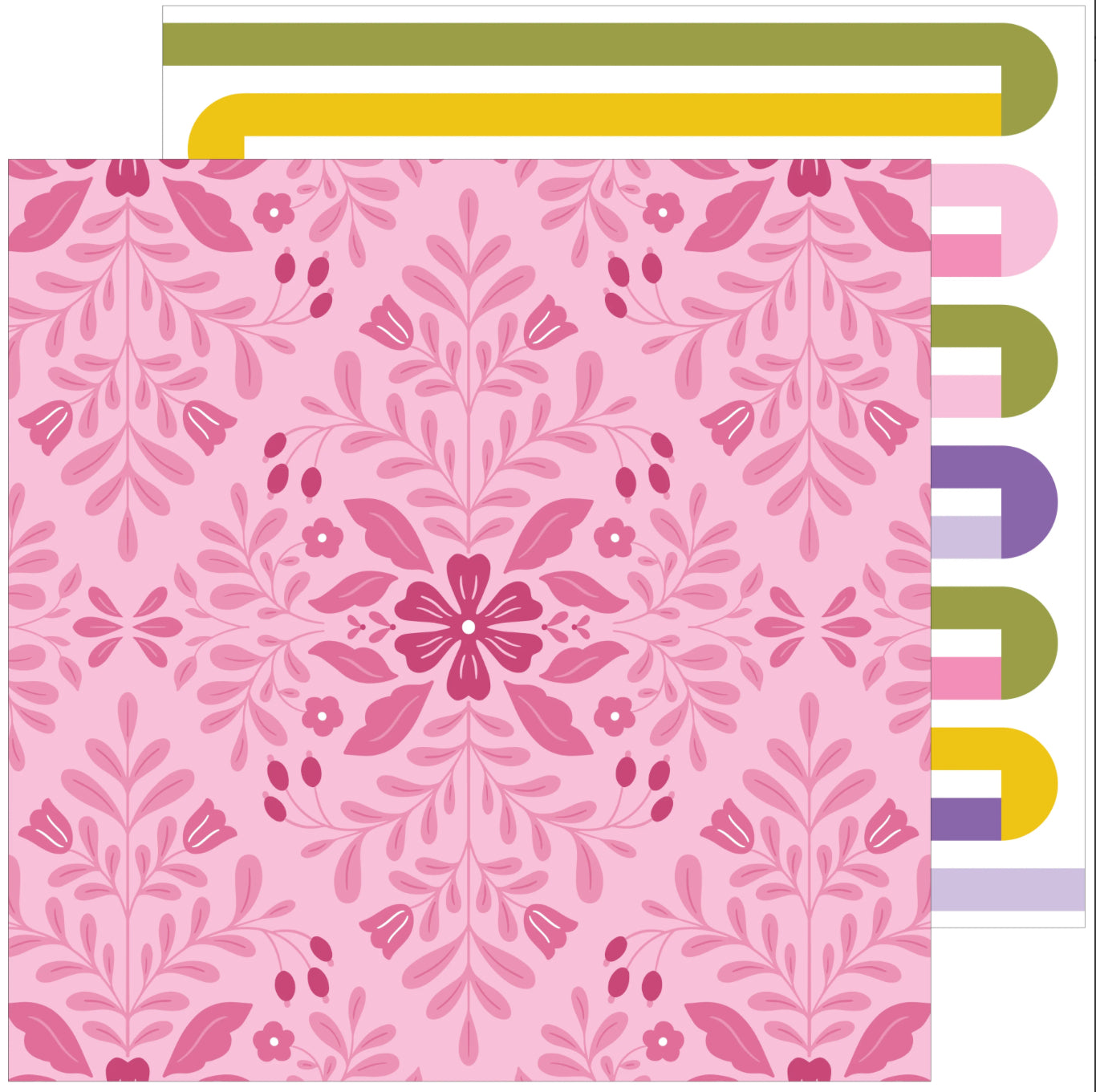 Pinkfresh Paige Evans LOVELY LANE 12”X12” Paper Pack
